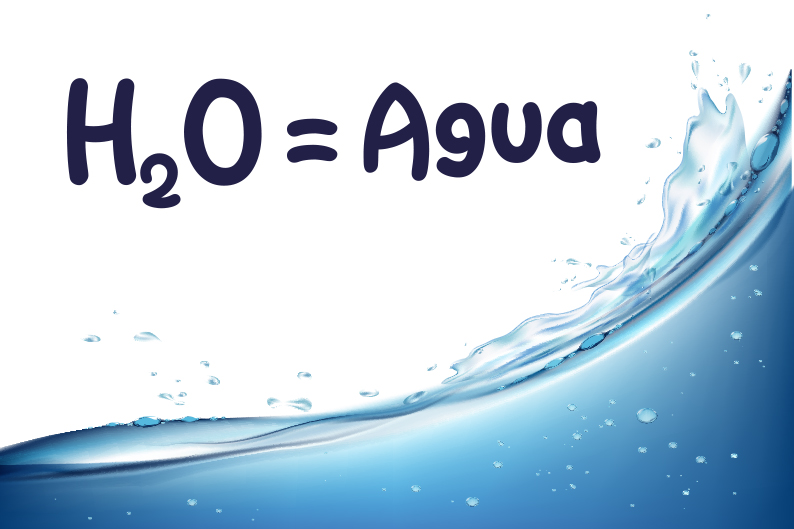 Agua Fórmula H2O Hidrógeno Oxígeno