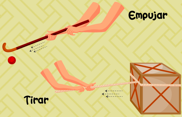 Empujar y jalar