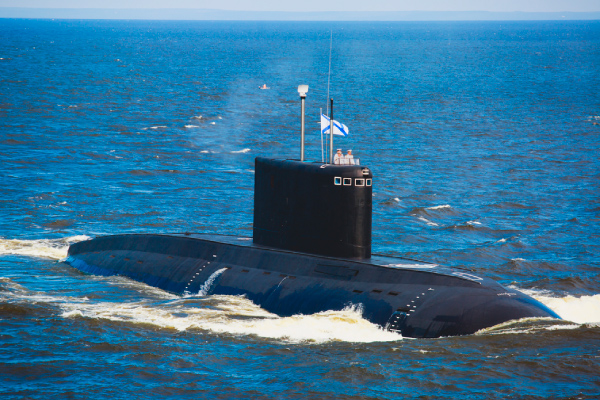 Submarino con sonares