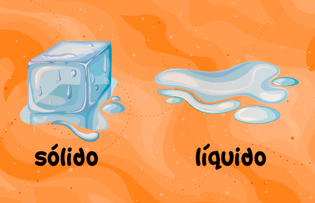 Pasaje de hielo a líquido