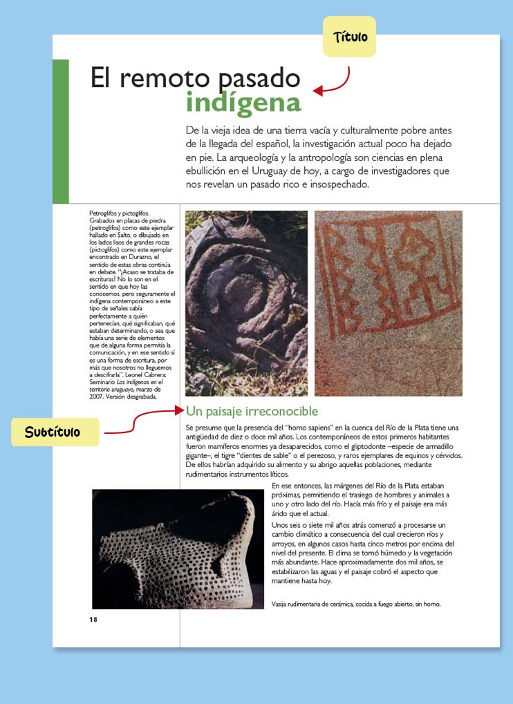 Enciclopedia Página Títulos Subtítulos