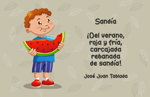 Niño comiendo sandía