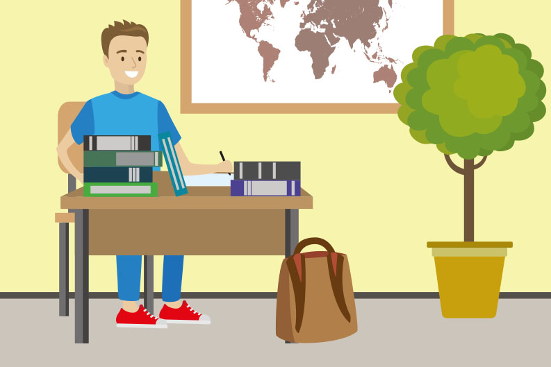 Estudiante Alumno Estudio Estudiar Prepara Tema Exposición Clase