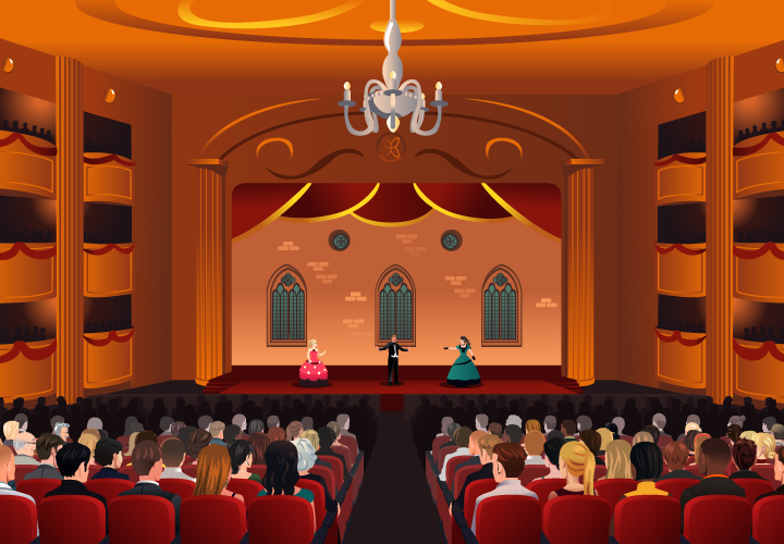 Obra Teatro Público Espectadores Función Actores