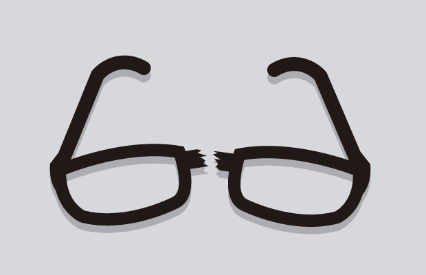 Lentes rotos