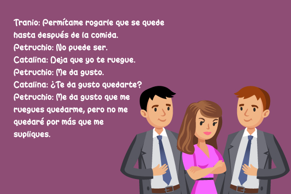 Hombres Mujer Plática Charla Conversación Traje Corbata Dos Puntos