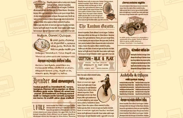 Periódico antiguo