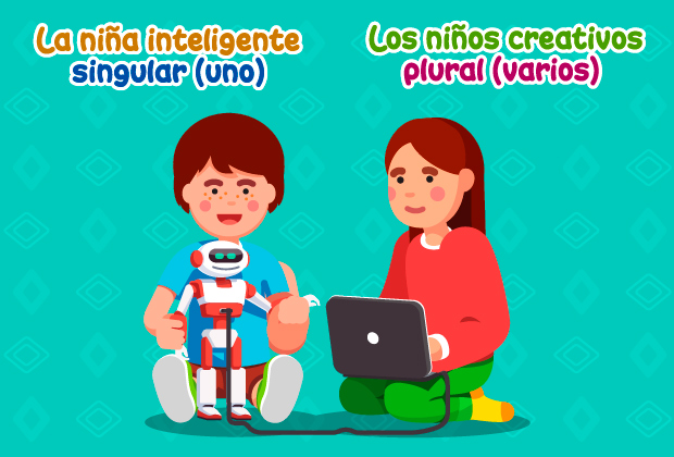 La niña inteligente Los niños creativos