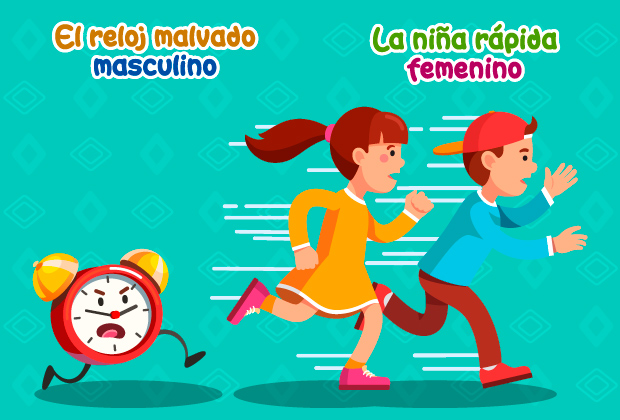 El reloj malvado La niña rápida