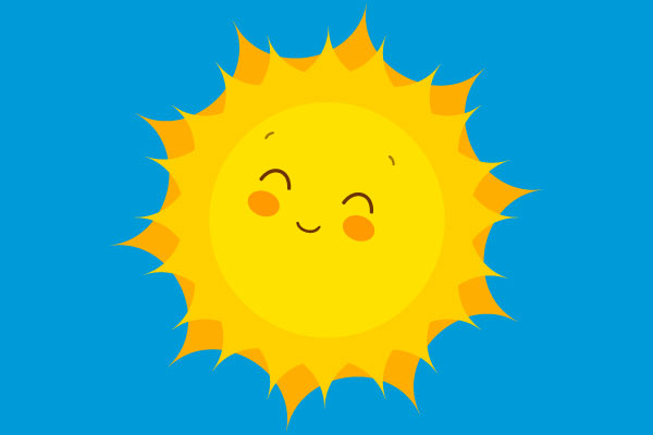 Sol luminoso