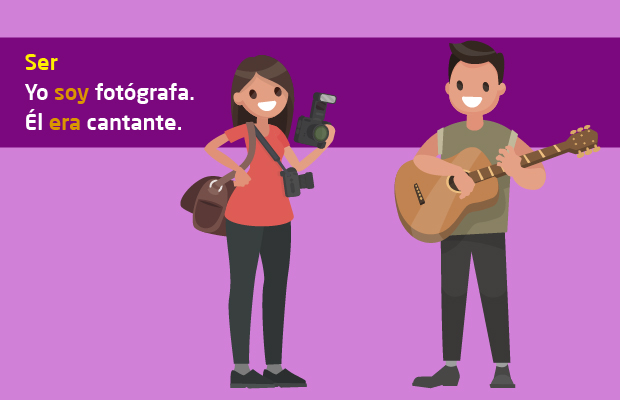 Verbo Ser Fotografa Cantante Cámara Guitarra
