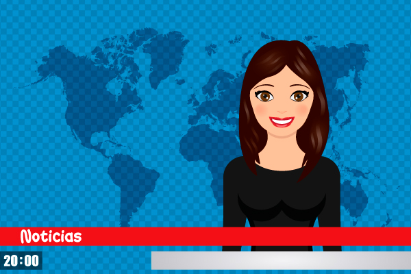 Periodista en noticiero