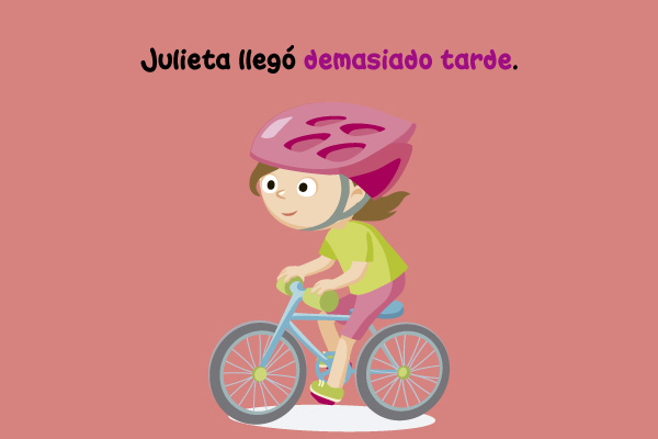 Niñas Bicicleta Andar Pedalear Casco Uso Adverbio