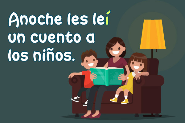 Madre Hijos Niño Niña Leer Cuentos Conjugación Verbos Terminación Er