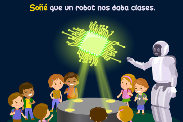 Soñé que un robot nos daba clase