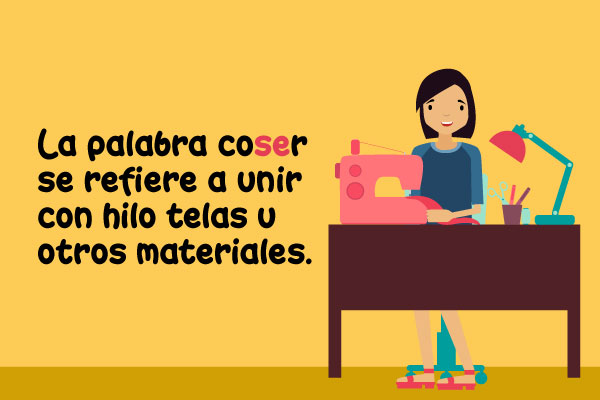 Coser ropa
