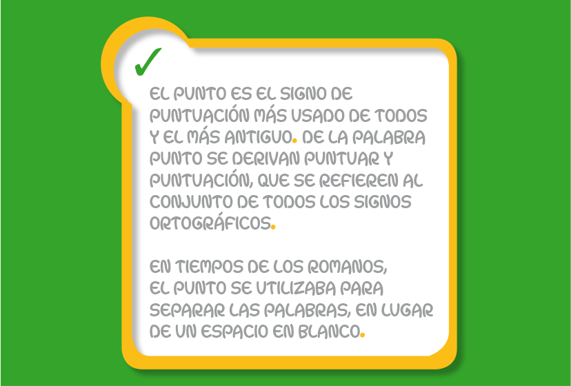 USO DEL PUNTO