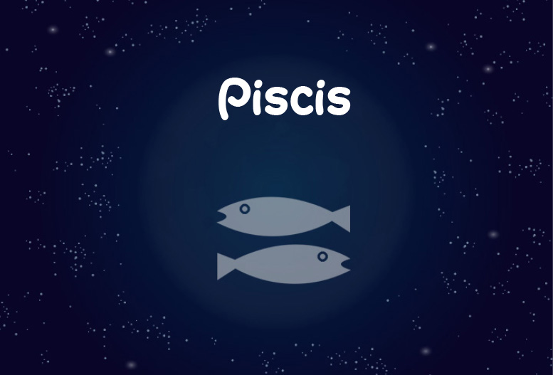 Piscis. Signo del horóscopo, zodiaco.