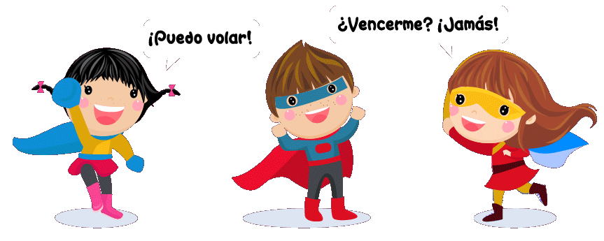 Niños superhéroes: ¡Puedo volar! ¿Vencerme? ¡Jamás! Niños superhéroes: ¡Puedo volar! ¿Vencerme? ¡Jamás!