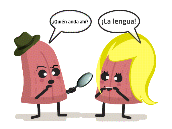 Lengua detective: ¿Quién anda ahí? ¡La lengua!