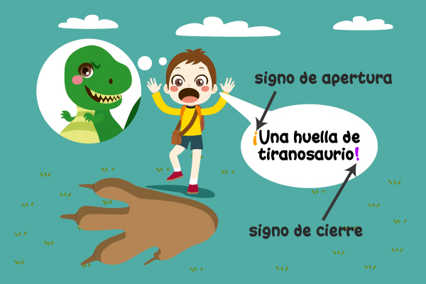 Apertura y cierre de signos de exclamación