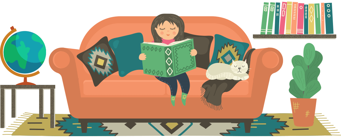 Niña Leer Luisa Gato Aquíles América Globo Terráqueo Sillón Libros Planta Alfombra Uso Mayúsculas Niña Leer Luisa Gato Aquíles América Globo Terráqueo Sillón Libros Planta Alfombra Uso Mayúsculas