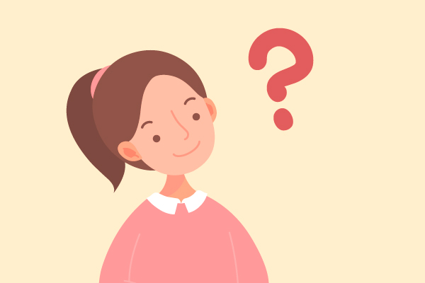 Mujer joven Pregunta Interrogación