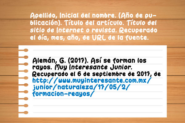 Ejemplo de fuente tipo internet