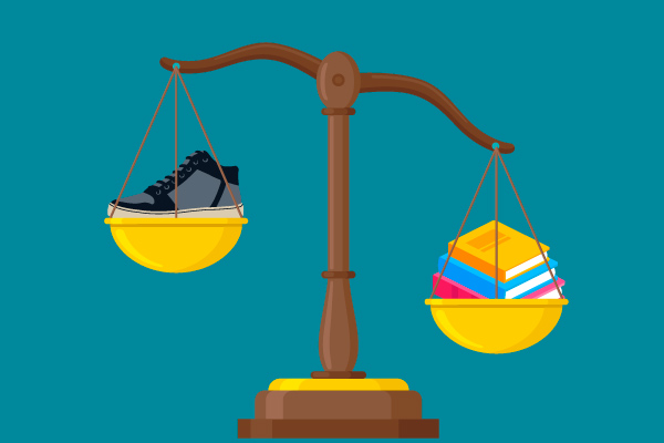 BALANZA ZAPATOS-LIBROS