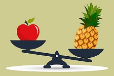 Manzana y ananá