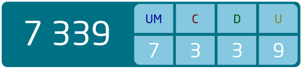 Notación desarrollada de 7339