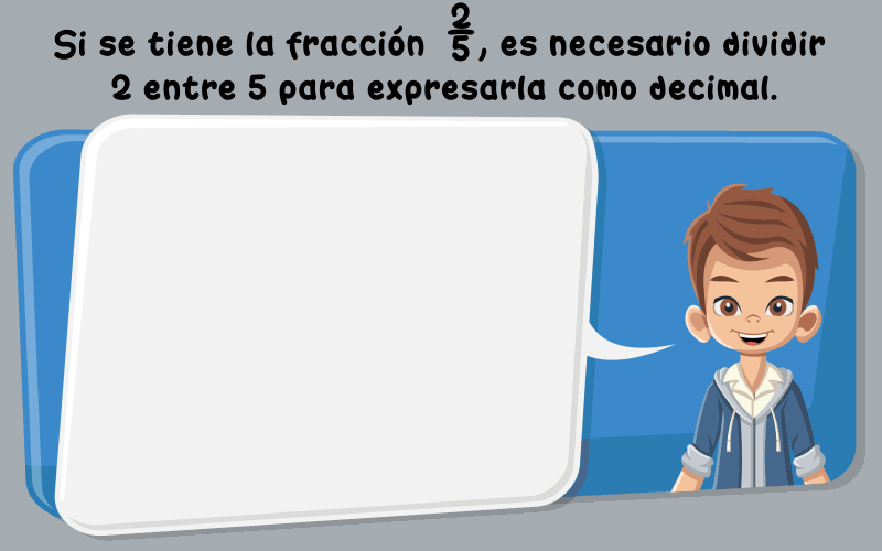 Cómo dividir fracciones para obtener el decimal