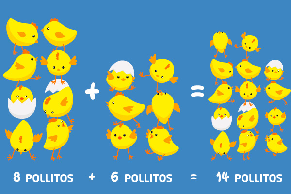 Suma de pollitos