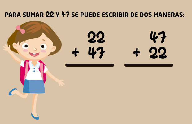 Dos maneras de escribir una suma