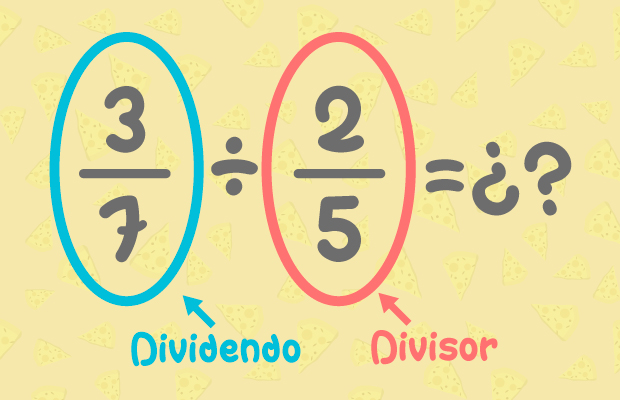 Dividendo 3 sobre 7 entre 2 sobre 5 Divisor
