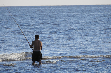 Pesca Pescador Río de la Plata