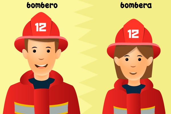 BOMBERO Y BOMBERA