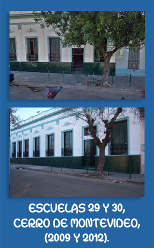 ESCUELAS 29 Y 30 CERRO MONTEVIDEO 2009 Y 20112