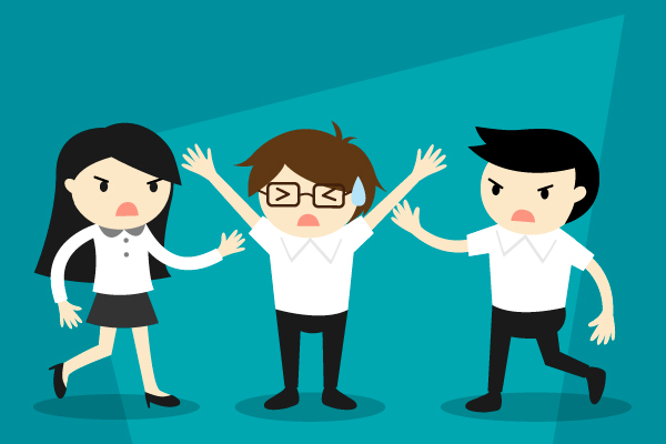 La mediación es otra forma pacífica de resolver los conflictos. En este caso, se necesita una tercera persona que actúa como mediador entre dos grupos o individuos.  El mediador se encarga de dar la palabra a las partes, encontrar puntos de coincidencia y de diferencia, así como de guiar la búsqueda de una solución.