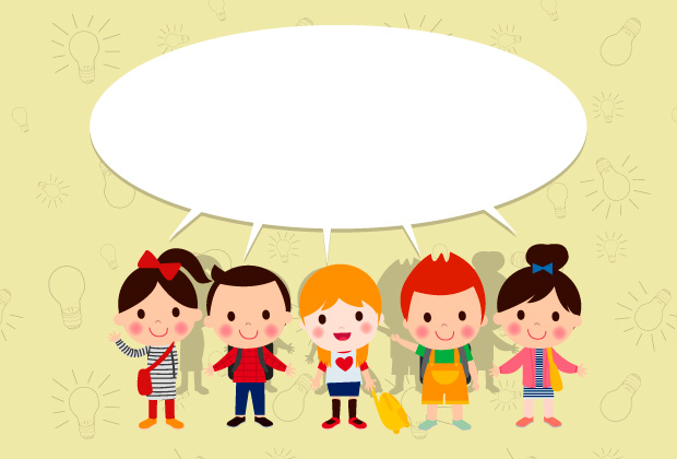 Niños hablando