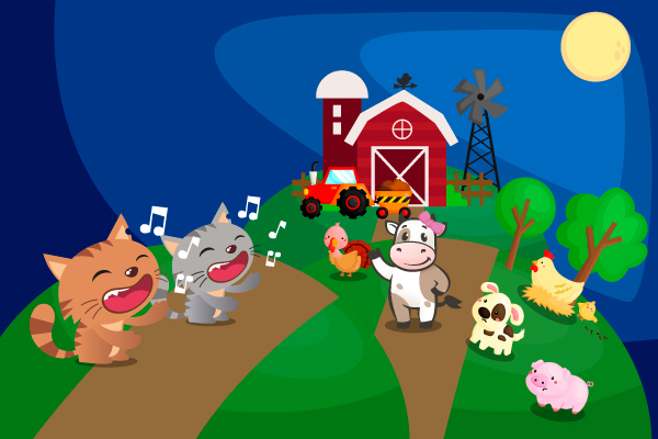 Granja con animales