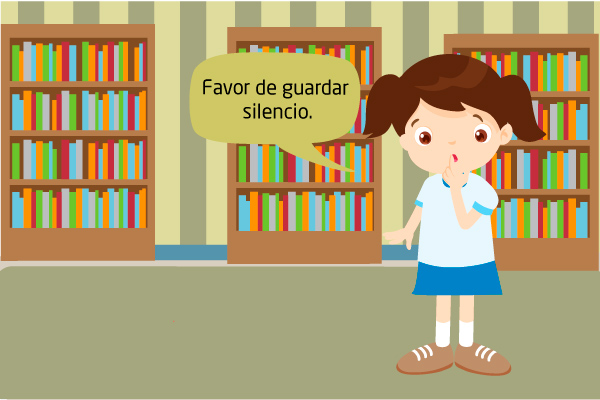 Favor de guardar silencio.