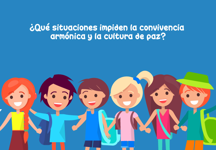 Amigos convivencia pacífica
