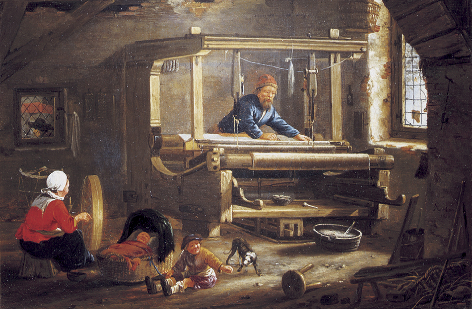 Taller, producción, Revolución Industrial, familia, trabajo