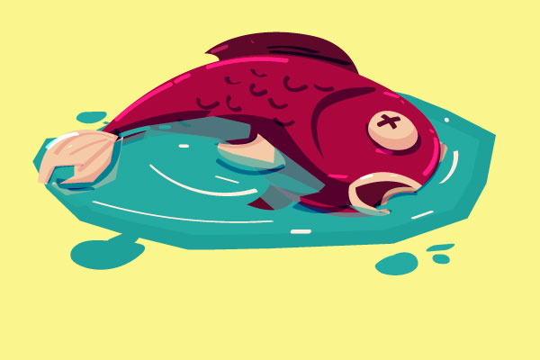Pescado muerto