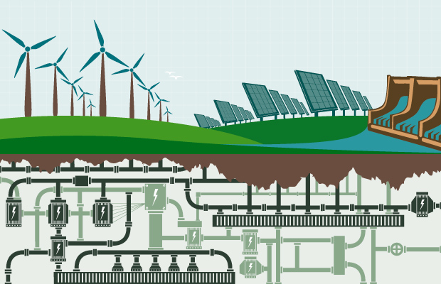 Fuentes renovables de energía: eólica, lumínica, hidráulica